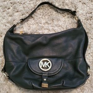Great Condition Black Leather Michael Kors Hobo